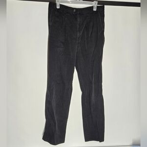 Jonathan Hale Black Pants with Relaxed Fit and Straight Leg